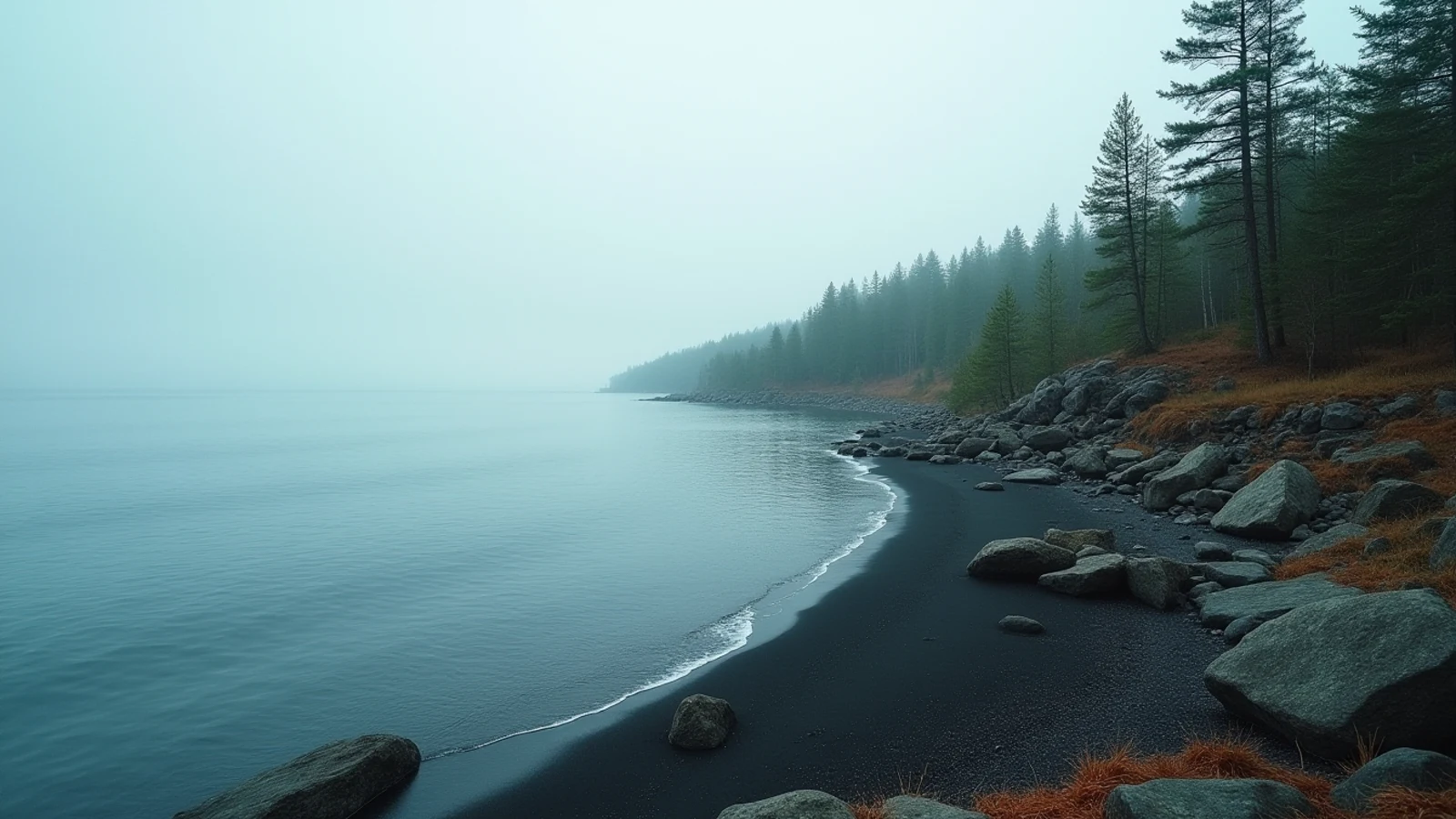 Apostle Islands National Lakeshore on the Great Lakes shoreline