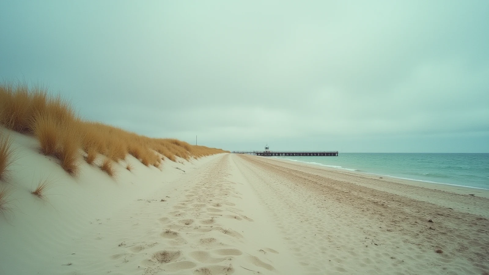 Grand Haven State Park on the Great Lakes shoreline