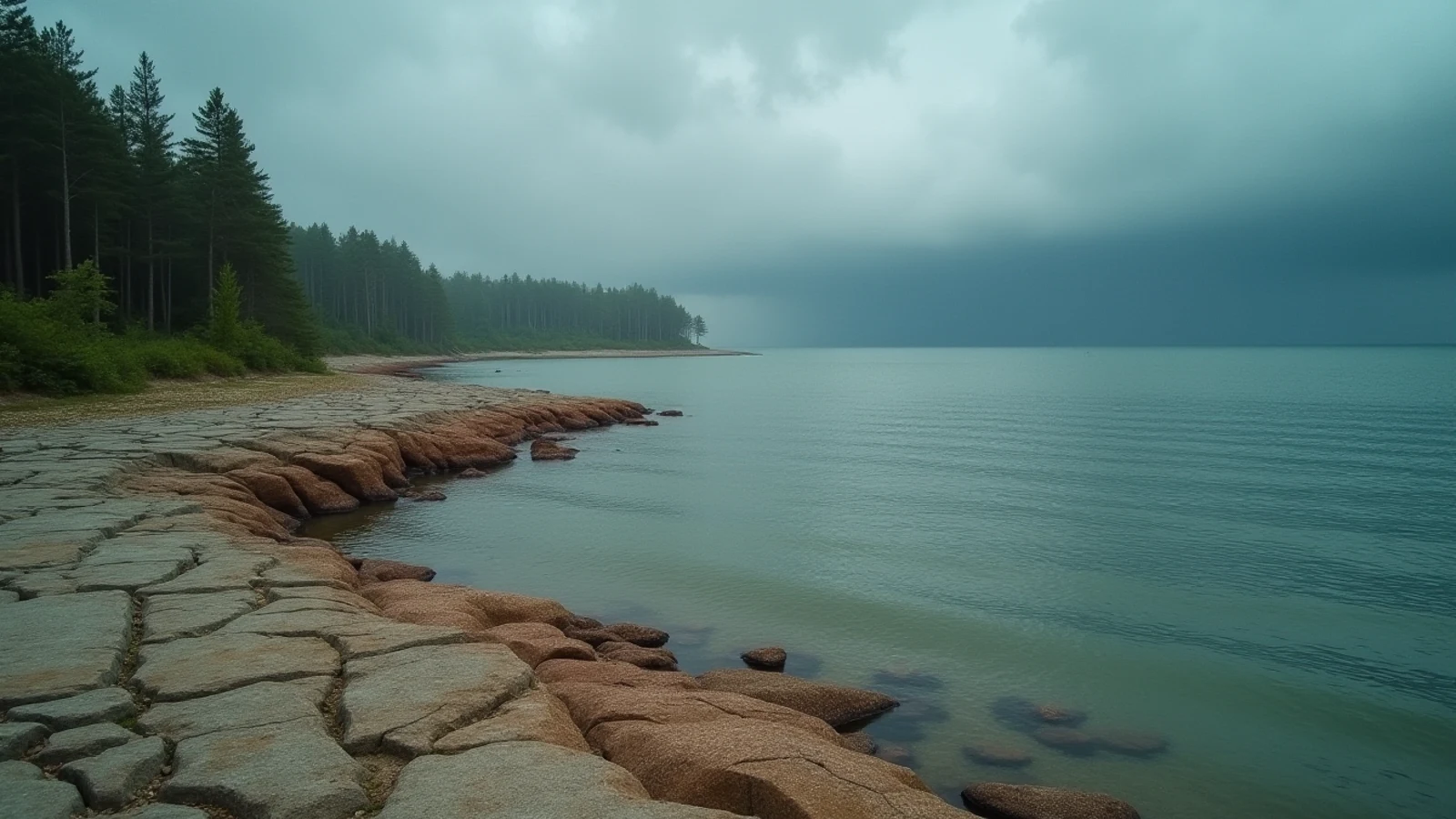 Kelleys Island Glacial Grooves on the Great Lakes shoreline