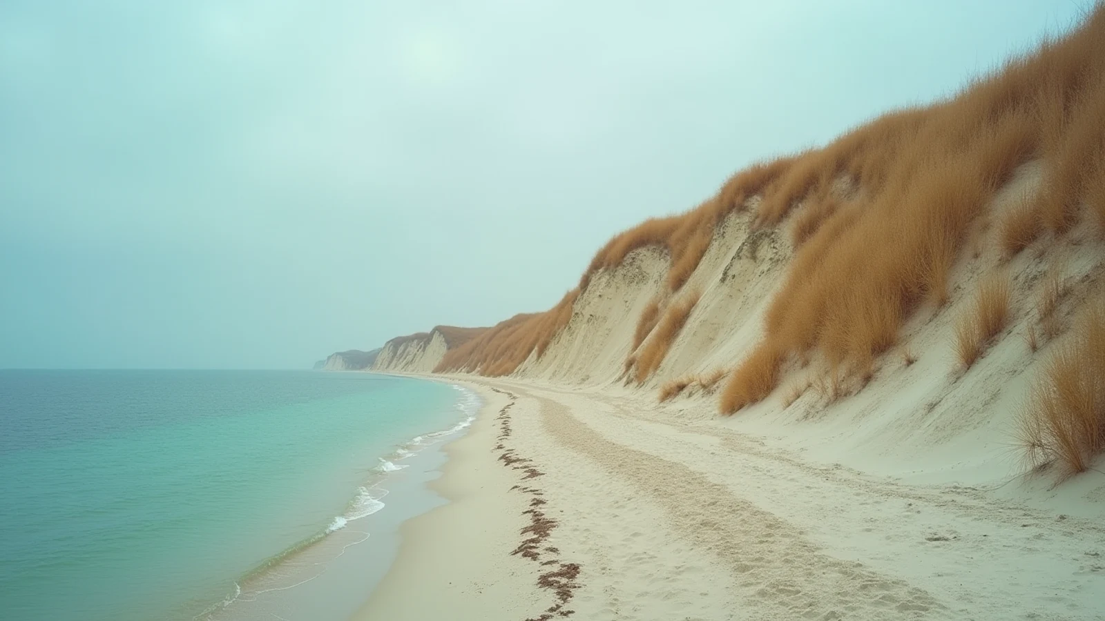 Kohler-Andrae State Park on the Great Lakes shoreline